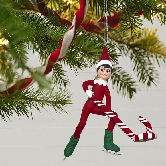 New! Elf on the Shelf Hallmark Keepsake Christmas Ornament 2021 Ice Skating - Picture 5 of 5